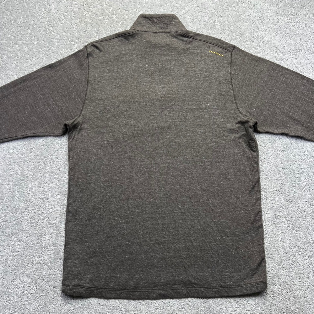 Ariat Rebar Foundation 1/4 Zip Long Sleeve Shirt Mens Large Brown Western Work - Picture 13 of 16